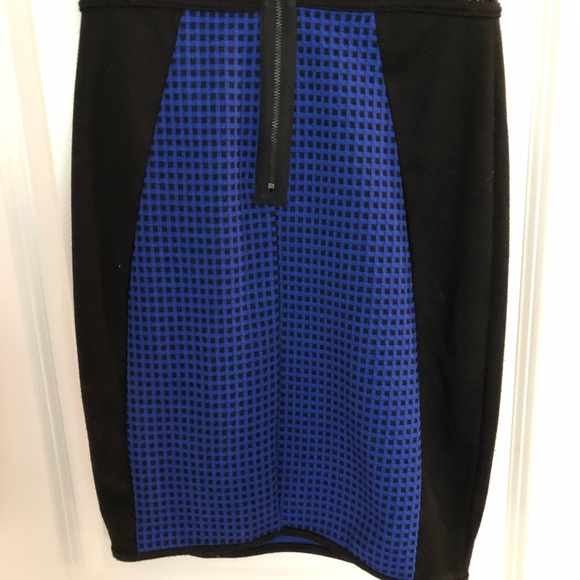 Foreign Exchange prom mini black/blue net dress - Picture 6 of 6